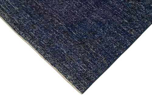 Zile Purple Vintage Cotton Wool Handmade Area Rug 4'5'' x 12'4''