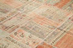 Kirk Yama Grey Patchwork Cotton Wool Handmade Area Rug 8'5'' x 11'7''