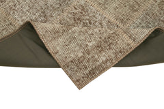 Kirk Yama Brown Patchwork Cotton Wool Handmade Area Rug 2'10'' x 6'9''