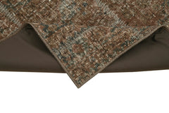 Kirk Yama Brown Patchwork Cotton Wool Handmade Area Rug 2'10'' x 10'0''