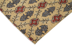 Handmade Area Rug – Checkered Kilim Turkish Wool Cotton Rug 4'10''x7'8'' Soft Durable