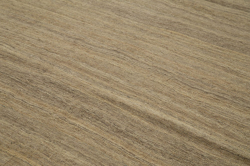 Zollanvari Brown Modern Wool Handmade Area Rug 8'9'' x 11'6''