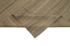 Zollanvari Brown Modern Wool Handmade Area Rug 8'9'' x 11'6''