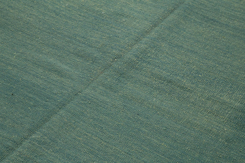 Zollanvari Turquoise Modern Wool Handmade Area Rug 7'3'' x 9'7''