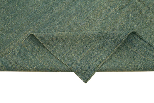 Zollanvari Turquoise Modern Wool Handmade Area Rug 7'3'' x 9'7''