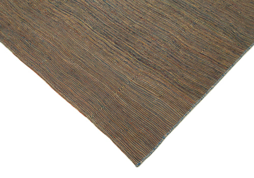 Zollanvari Brown Modern Wool Handmade Area Rug 6'4'' x 10'0''