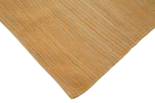 Zollanvari Yellow Modern Wool Handmade Area Rug 5'3'' x 7'2''