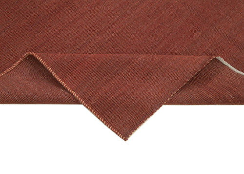 Zollanvari Red Modern Wool Handmade Area Rug 6'11'' x 8'6''