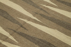 Zollanvari Brown Modern Wool Handmade Area Rug 5'9'' x 7'9''