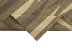 Zollanvari Brown Modern Wool Handmade Area Rug 5'9'' x 7'9''