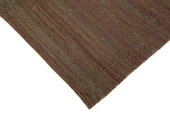 Zollanvari Brown Modern Wool Handmade Area Rug 6'11'' x 9'5''