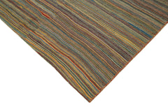 Zollanvari Brown Modern Wool Handmade Area Rug 6'8'' x 8'11''
