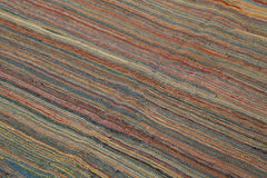 Zollanvari Brown Modern Wool Handmade Area Rug 6'8'' x 8'11''