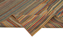 Zollanvari Brown Modern Wool Handmade Area Rug 6'8'' x 8'11''