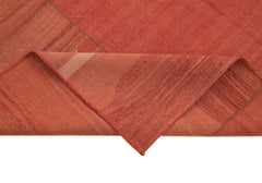 Zollanvari Red Modern Wool Handmade Area Rug 7'6'' x 9'0''