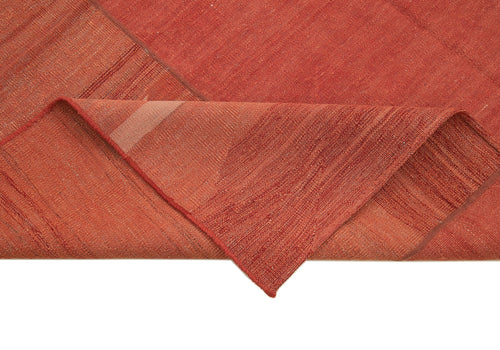 Zollanvari Red Modern Wool Handmade Area Rug 7'6'' x 9'0''