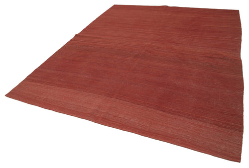 Zollanvari Red Modern Wool Handmade Area Rug 7'5'' x 9'3''
