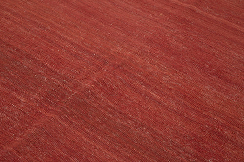 Zollanvari Red Modern Wool Handmade Area Rug 7'5'' x 9'3''