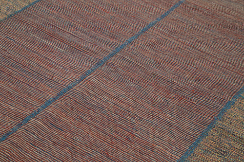 Zollanvari Brown Modern Wool Handmade Area Rug 7'3'' x 9'7''