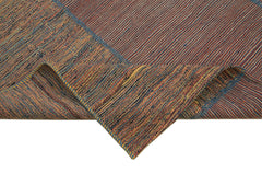 Zollanvari Brown Modern Wool Handmade Area Rug 7'3'' x 9'7''