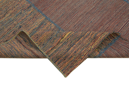 Zollanvari Brown Modern Wool Handmade Area Rug 7'3'' x 9'7''