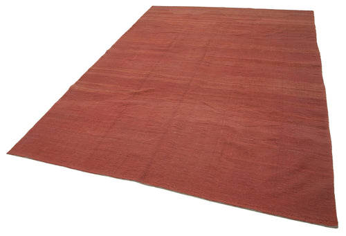 Zollanvari Red Modern Wool Handmade Area Rug 6'8'' x 9'4''