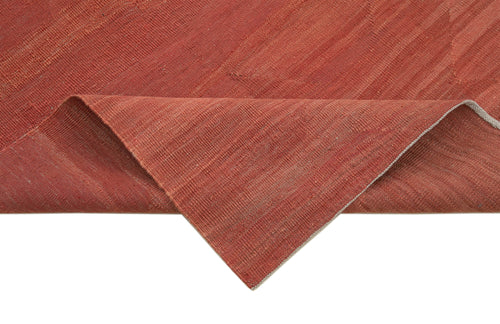 Zollanvari Red Modern Wool Handmade Area Rug 6'8'' x 9'4''