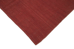 Zollanvari Red Modern Wool Handmade Area Rug 6'2'' x 8'11''