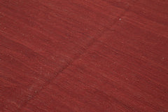 Zollanvari Red Modern Wool Handmade Area Rug 6'2'' x 8'11''