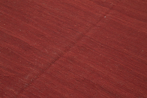 Zollanvari Red Modern Wool Handmade Area Rug 6'2'' x 8'11''