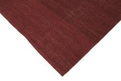 Zollanvari Red Modern Wool Handmade Area Rug 9'3'' x 10'8''