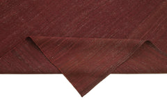 Zollanvari Red Modern Wool Handmade Area Rug 9'3'' x 10'8''