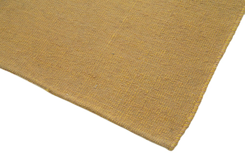 Zollanvari Yellow Modern Wool Handmade Area Rug 4'7'' x 6'7''