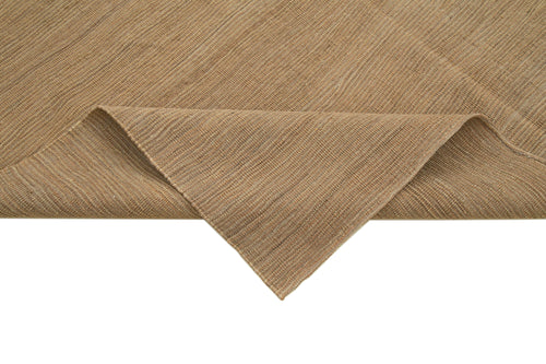 Zollanvari Brown Modern Wool Handmade Area Rug 6'4'' x 8'11''