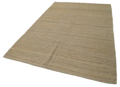 Zollanvari Beige Modern Wool Handmade Area Rug 6'5'' x 9'8''