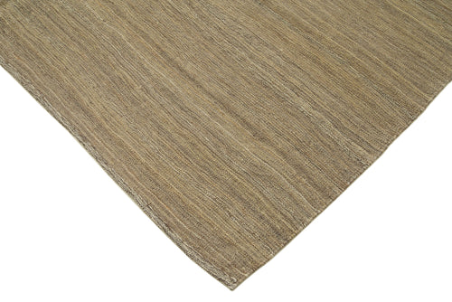 Zollanvari Beige Modern Wool Handmade Area Rug 6'5'' x 9'8''