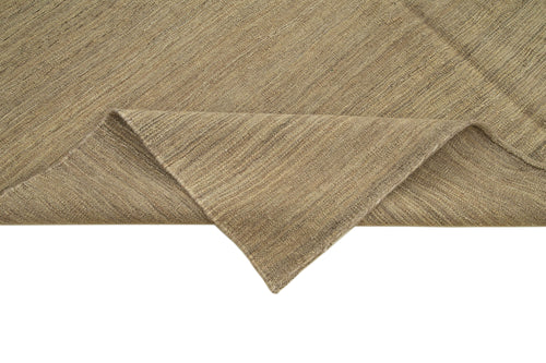 Zollanvari Beige Modern Wool Handmade Area Rug 6'5'' x 9'8''