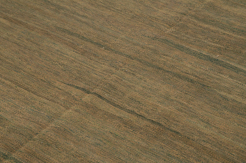 Zollanvari Brown Modern Wool Handmade Area Rug 8'2'' x 10'1''