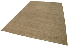 Zollanvari Brown Modern Wool Handmade Area Rug 6'6'' x 9'7''