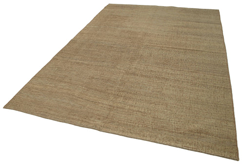 Zollanvari Brown Modern Wool Handmade Area Rug 6'6'' x 9'7''