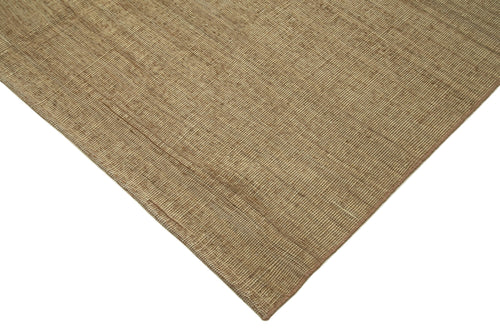 Zollanvari Brown Modern Wool Handmade Area Rug 6'6'' x 9'7''