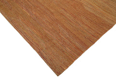 Zollanvari Orange Modern Wool Handmade Area Rug 8'4'' x 10'10''