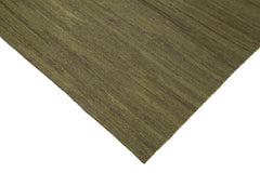 Zollanvari Green Modern Wool Handmade Area Rug 8'4'' x 10'3''