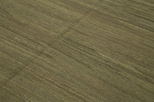 Zollanvari Green Modern Wool Handmade Area Rug 8'4'' x 10'3''