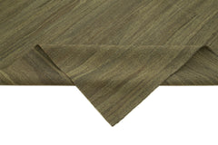 Zollanvari Green Modern Wool Handmade Area Rug 8'4'' x 10'3''