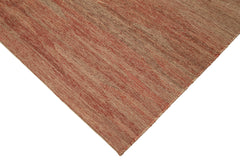 Zollanvari Red Modern Wool Handmade Area Rug 7'0'' x 9'8''