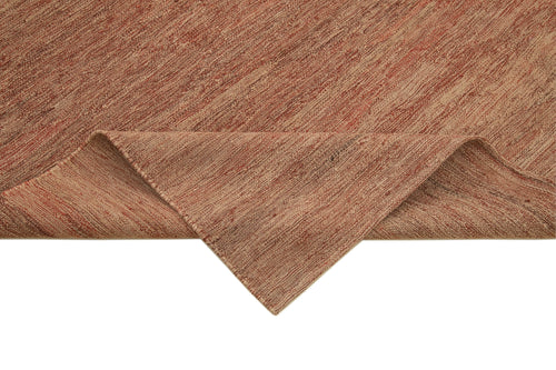 Zollanvari Red Modern Wool Handmade Area Rug 7'0'' x 9'8''