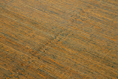 Zollanvari Orange Modern Wool Handmade Area Rug 6'9'' x 9'11''