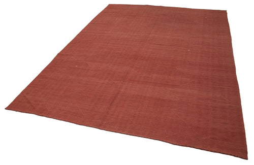Zollanvari Red Modern Wool Handmade Area Rug 8'4'' x 11'4''