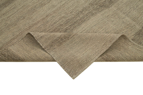 Zollanvari Beige Modern Wool Handmade Area Rug 6'11'' x 9'1''